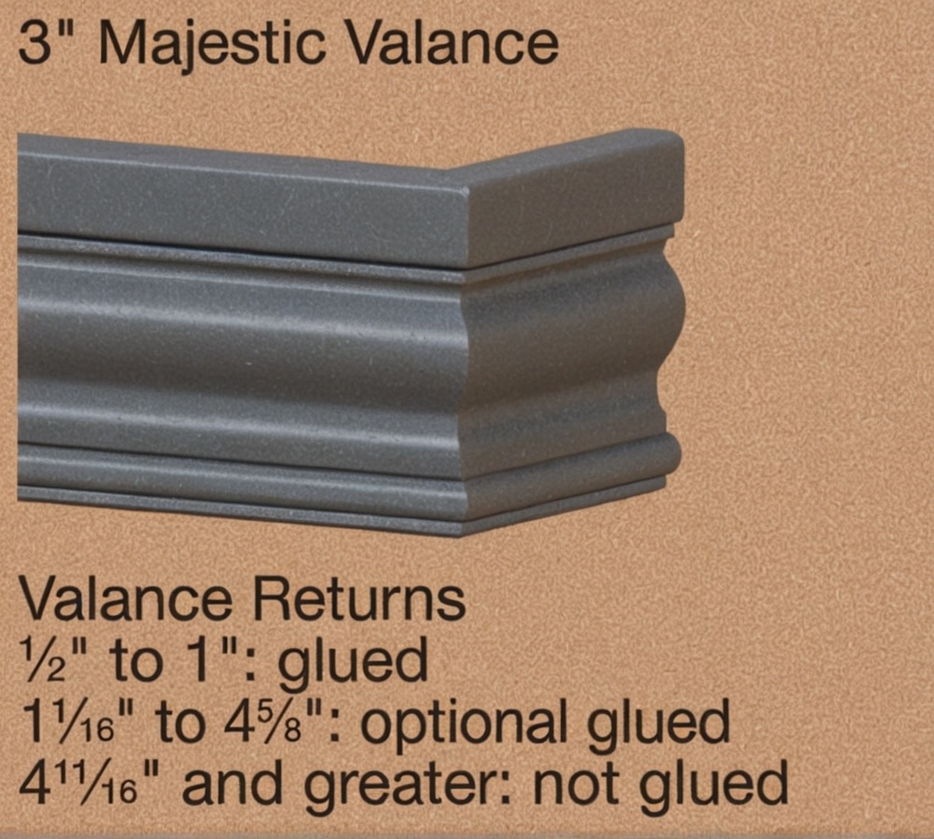 3" Majestic Valance